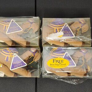 Lot of 4 Prince Of Egypt Bean Bag Camels New In Box Promotional Stuffed Toys